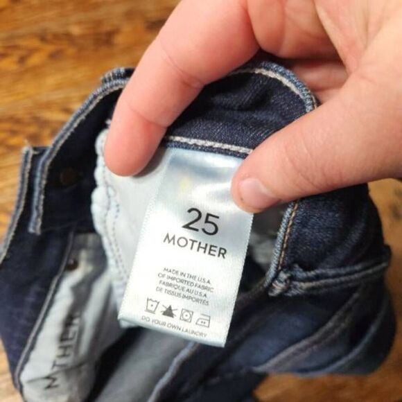 Mother  The Rascal Straight Leg Jeans love potion No. 9 Sz 25 - Picture 6 of 7